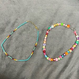Bead necklaces